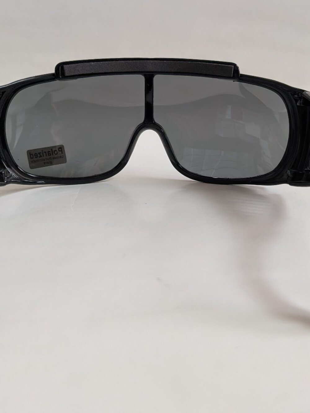 NWT Vintage 90's PC Sun Shield Polarized Sport Sunglasses (S. Black) - Picture 4 of 5